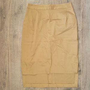 LadySophia Large Brown High Low Skirt
